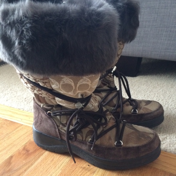 Coach Laurilyn Patchwork Boots - Picture 3 of 7